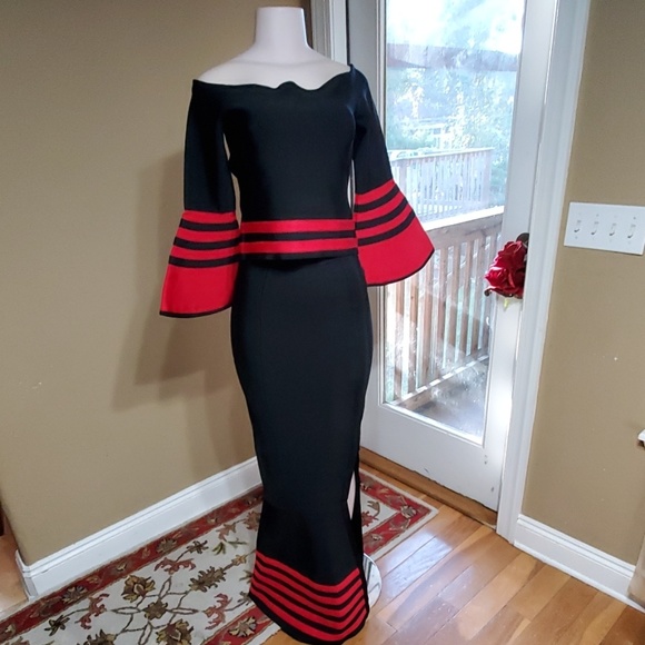 Imma Tabod Dresses & Skirts - Two piece Body Con outfit ( Skirt & Top )